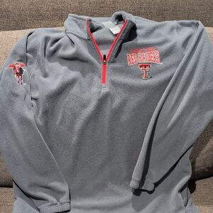 Texas Tech Grey Pullover XL Knights Apparel Gray Fleece Pullover